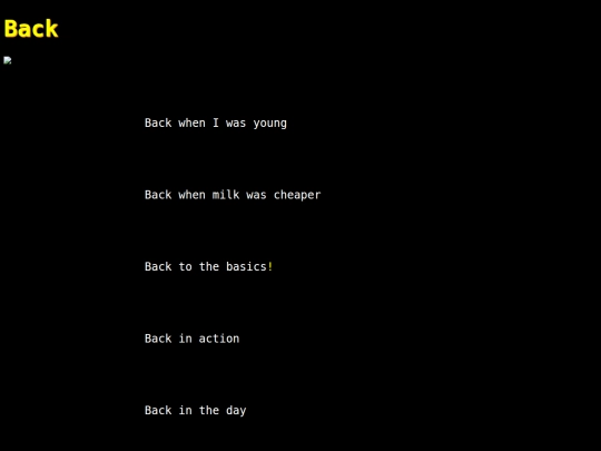 words/back screenshot