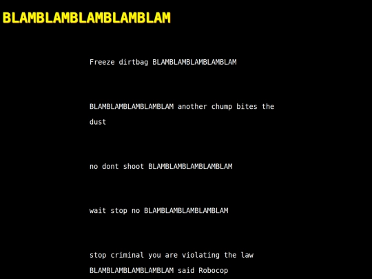 words/blamblamblamblamblam screenshot