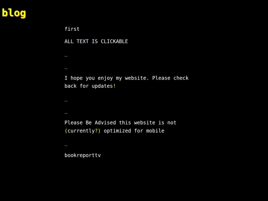 words/blog screenshot