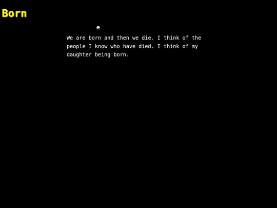 words/born screenshot