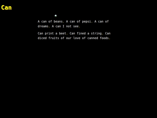 words/can screenshot