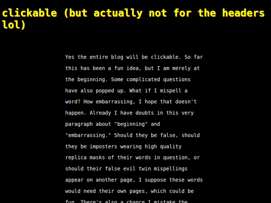 words/clickable screenshot