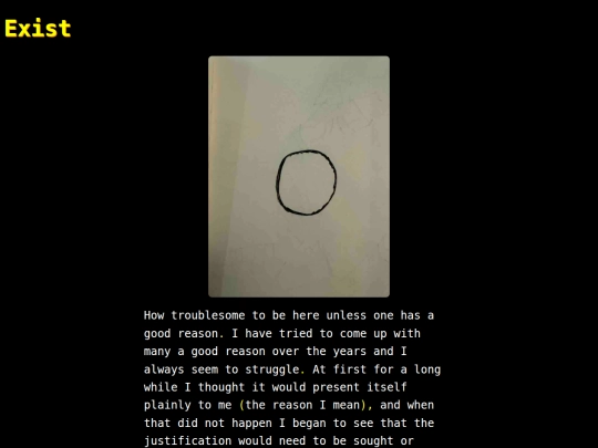 words/exist screenshot