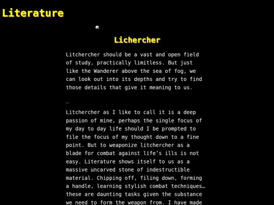 words/literature screenshot