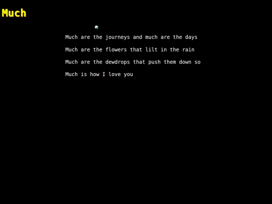 words/much screenshot