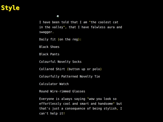 words/style screenshot