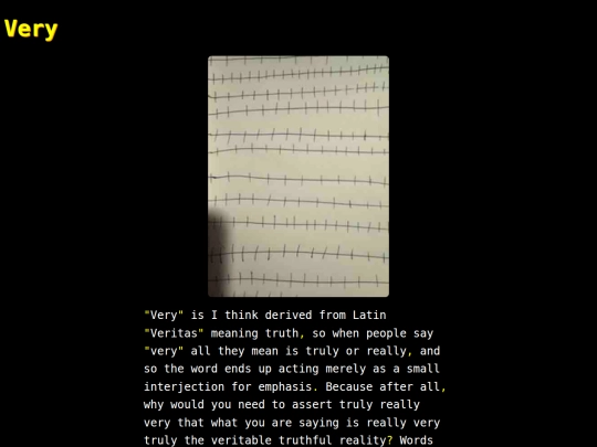 words/very screenshot