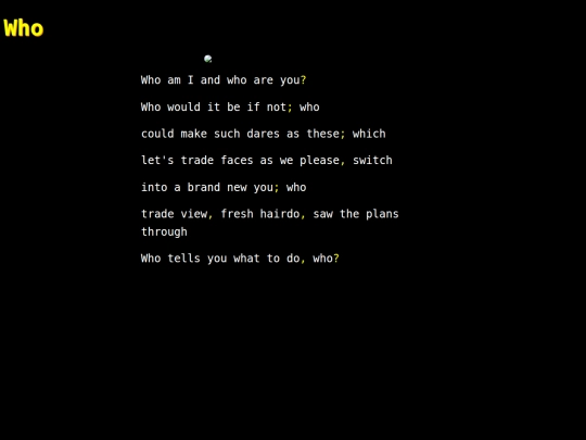 words/who screenshot