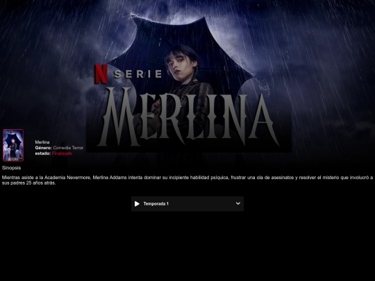 Merlina screenshot