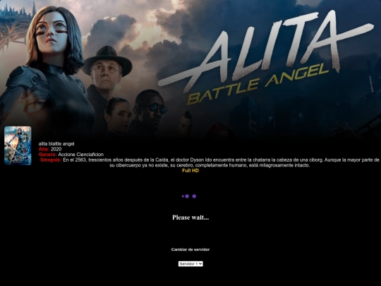 Todos los alchivo de películas /Alita screenshot