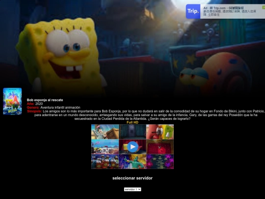 Todos los alchivo de películas /Bobesponjaalrescate screenshot