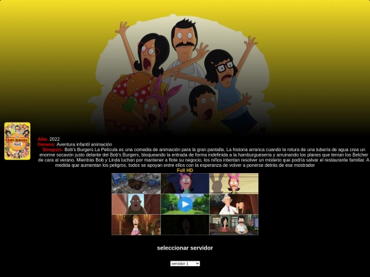 Todos los alchivo de películas /BobsBurgers screenshot