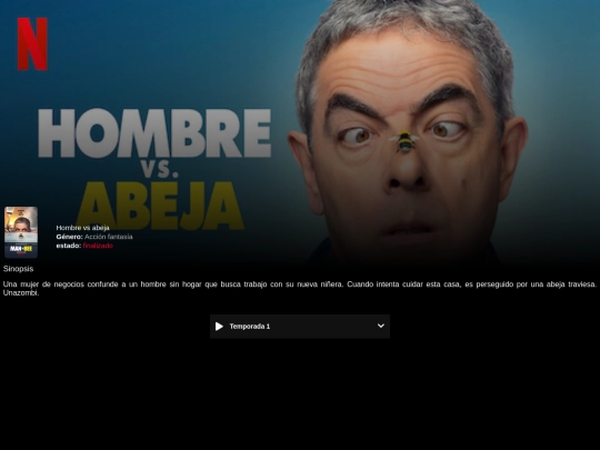 Todos los alchivo de películas /Hombrevsabeja screenshot
