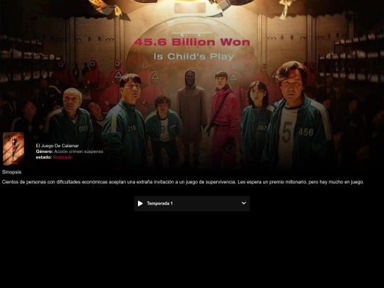 Todos los alchivo de películas /Juegodecalamar screenshot