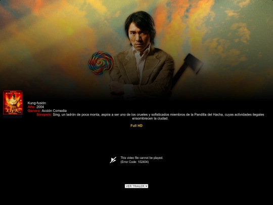 Todos los alchivo de películas /Kung-fusion screenshot