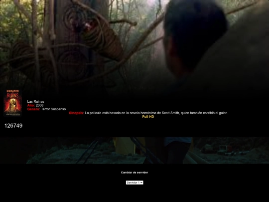 Todos los alchivo de películas /LasRuinas screenshot