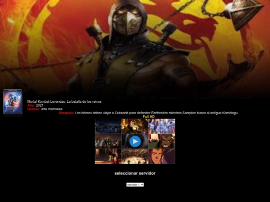 Todos los alchivo de películas /MortalKombatLeyendasLabatalladelosreinos screenshot