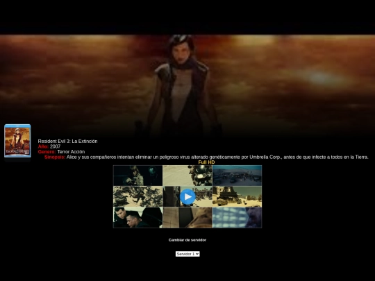 Todos los alchivo de películas /Resident3 screenshot