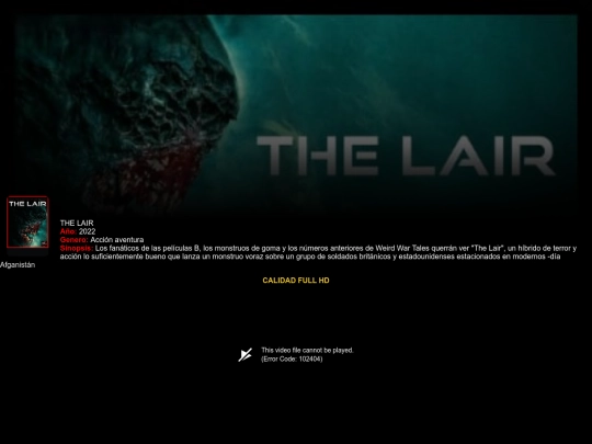 Todos los alchivo de películas /Thelair screenshot