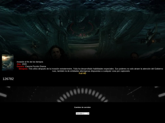 Todos los alchivo de películas /invasinelfindelostiempos screenshot