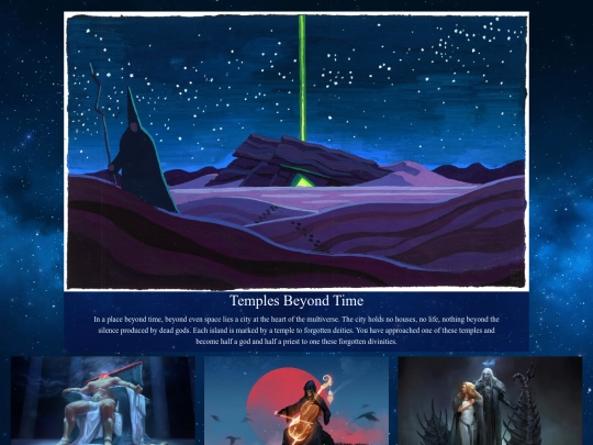 cyoa/Dead Gods Lie Dreaming screenshot