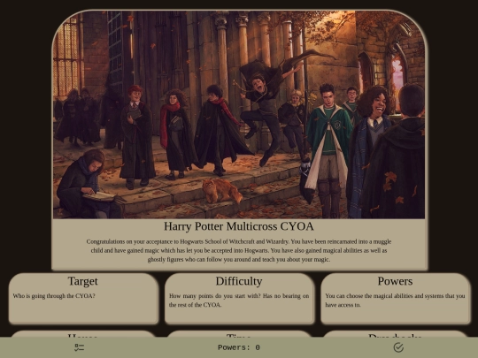cyoa/HarryPotterMulticross screenshot