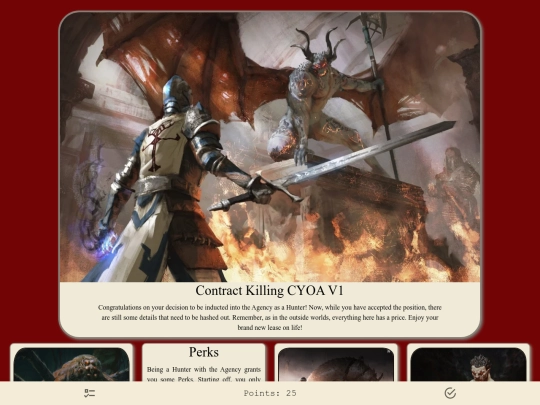 cyoa/HunterWIP screenshot