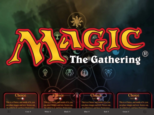 cyoa/Planeswalker screenshot