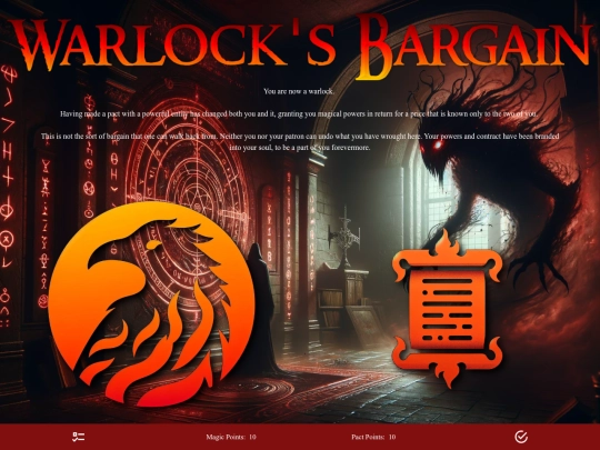 cyoa/Warlock screenshot
