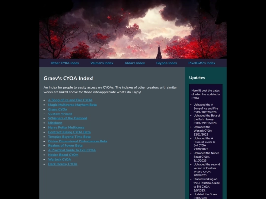 index screenshot