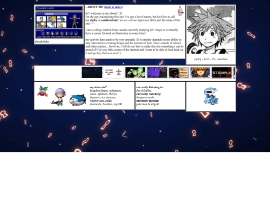 aboutme screenshot