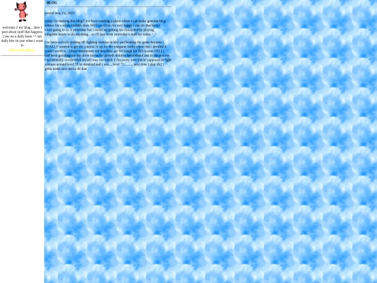 blog screenshot