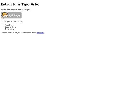 EstructuraTipoArbol screenshot