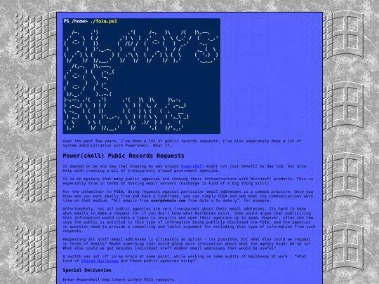 foia_pwsh screenshot