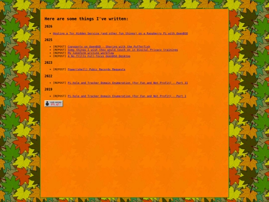 writings screenshot