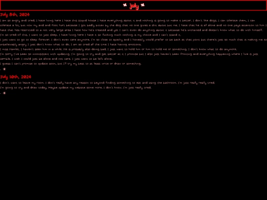 diary/july2024 screenshot