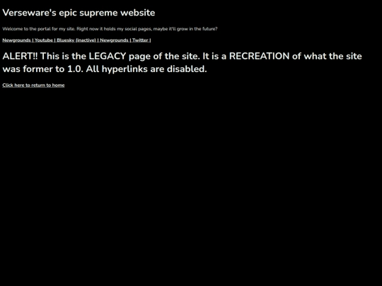 legacy screenshot