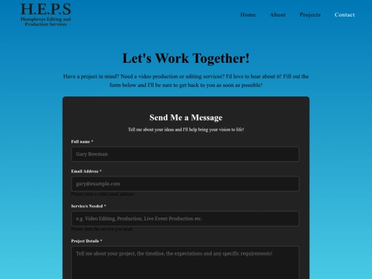 Final Project/contact screenshot