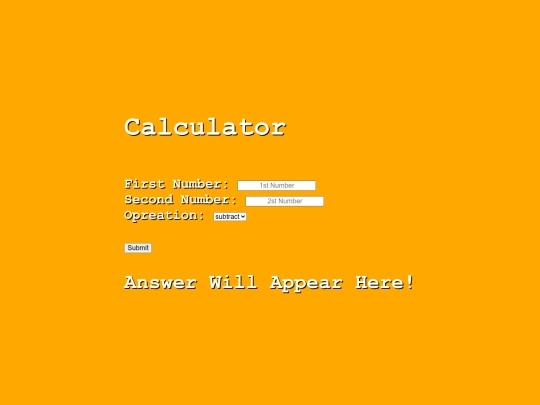 Calculator screenshot