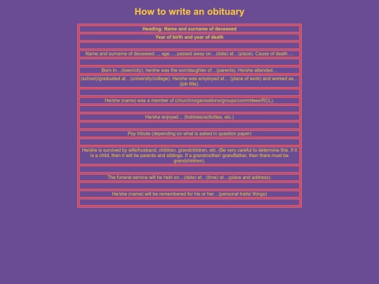 Howtowriteanobituary screenshot