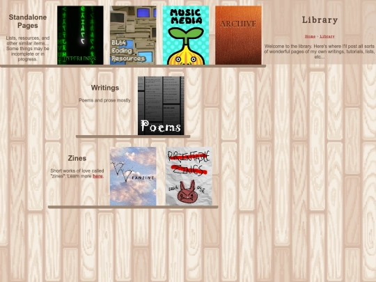 library screenshot