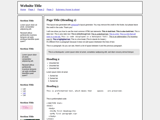 index screenshot