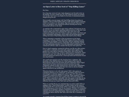 articles/stopkillinggamesletter screenshot