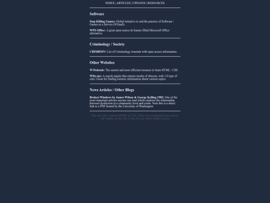resources screenshot