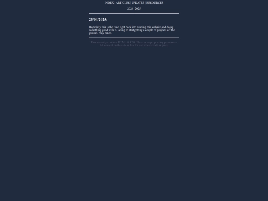 updates2025 screenshot