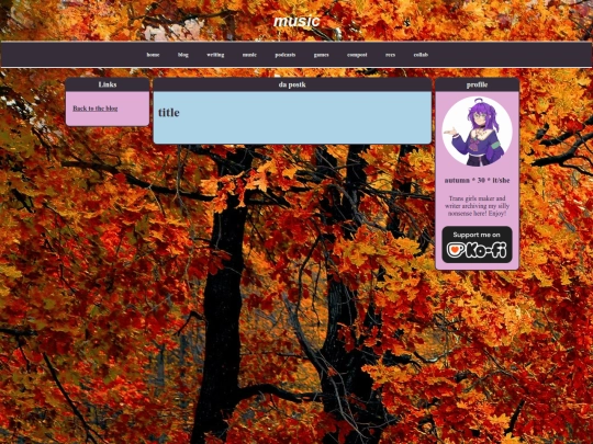 blog/template screenshot
