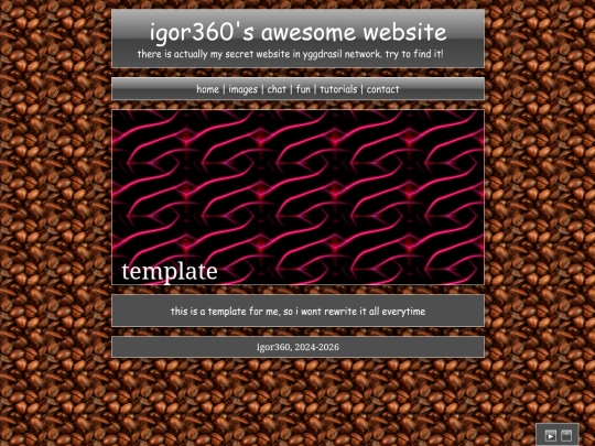 template screenshot