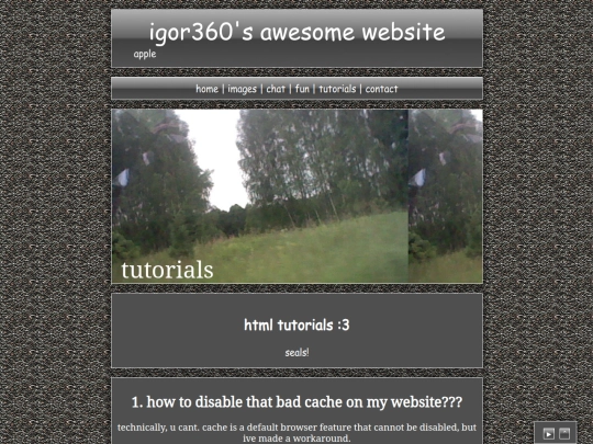 tutorials screenshot