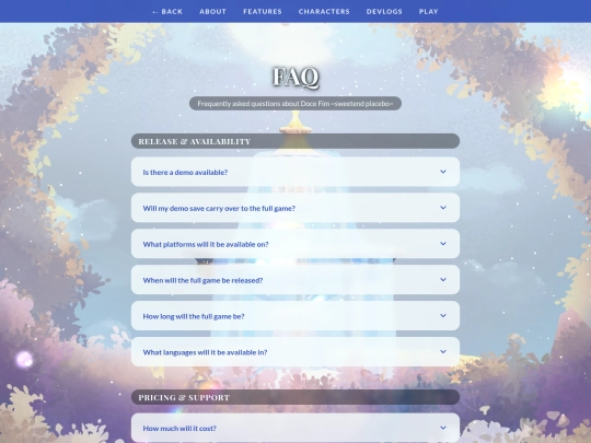 docefim/faq screenshot