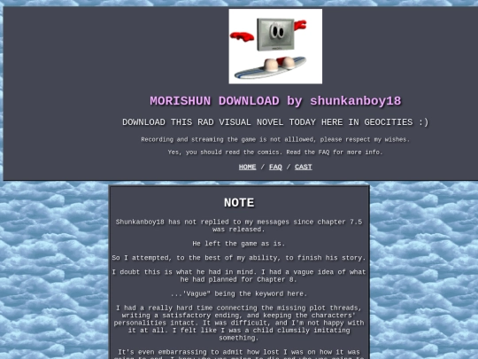 downloads/games/morishun/note screenshot